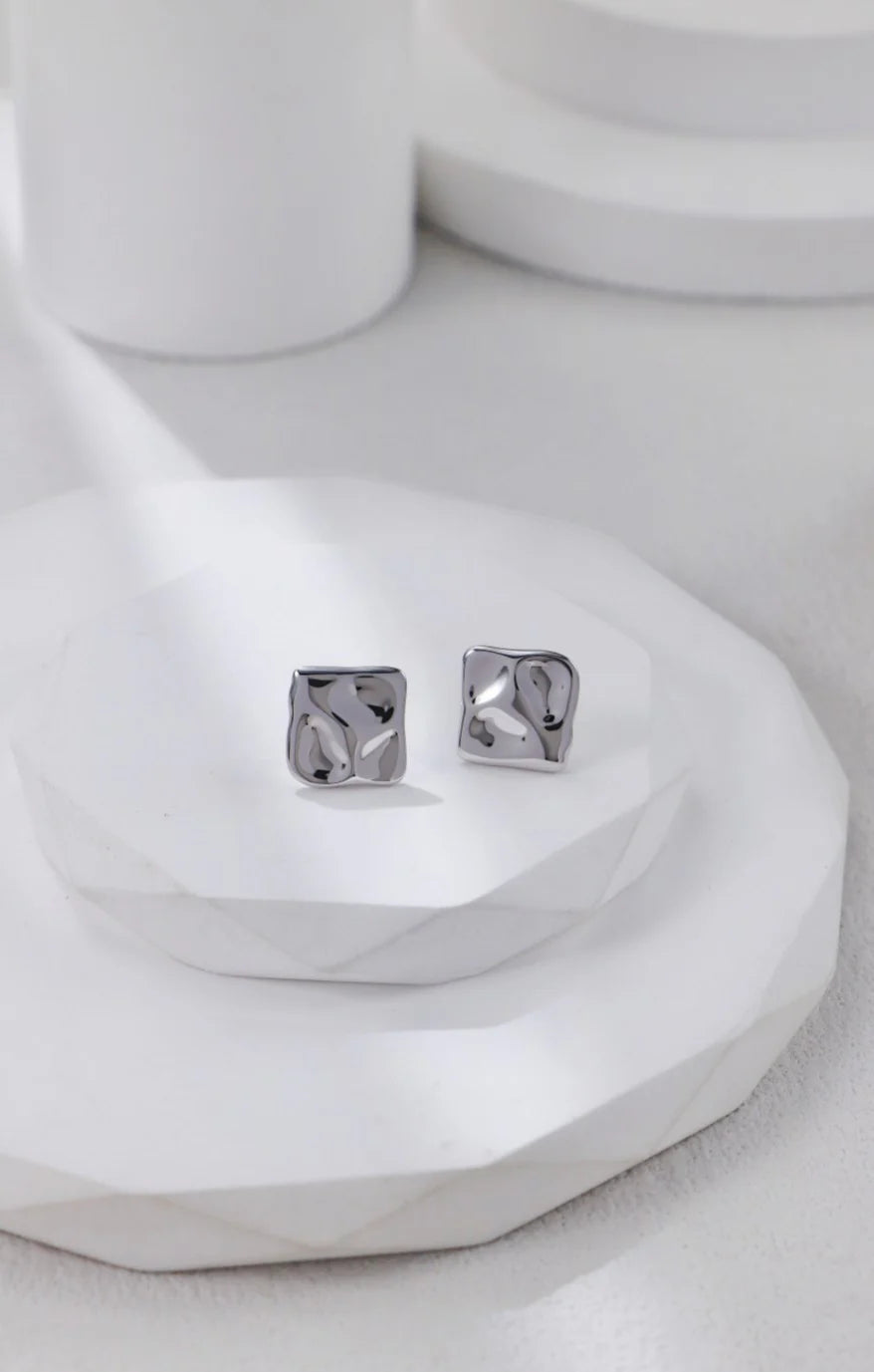 Square Textured Stud