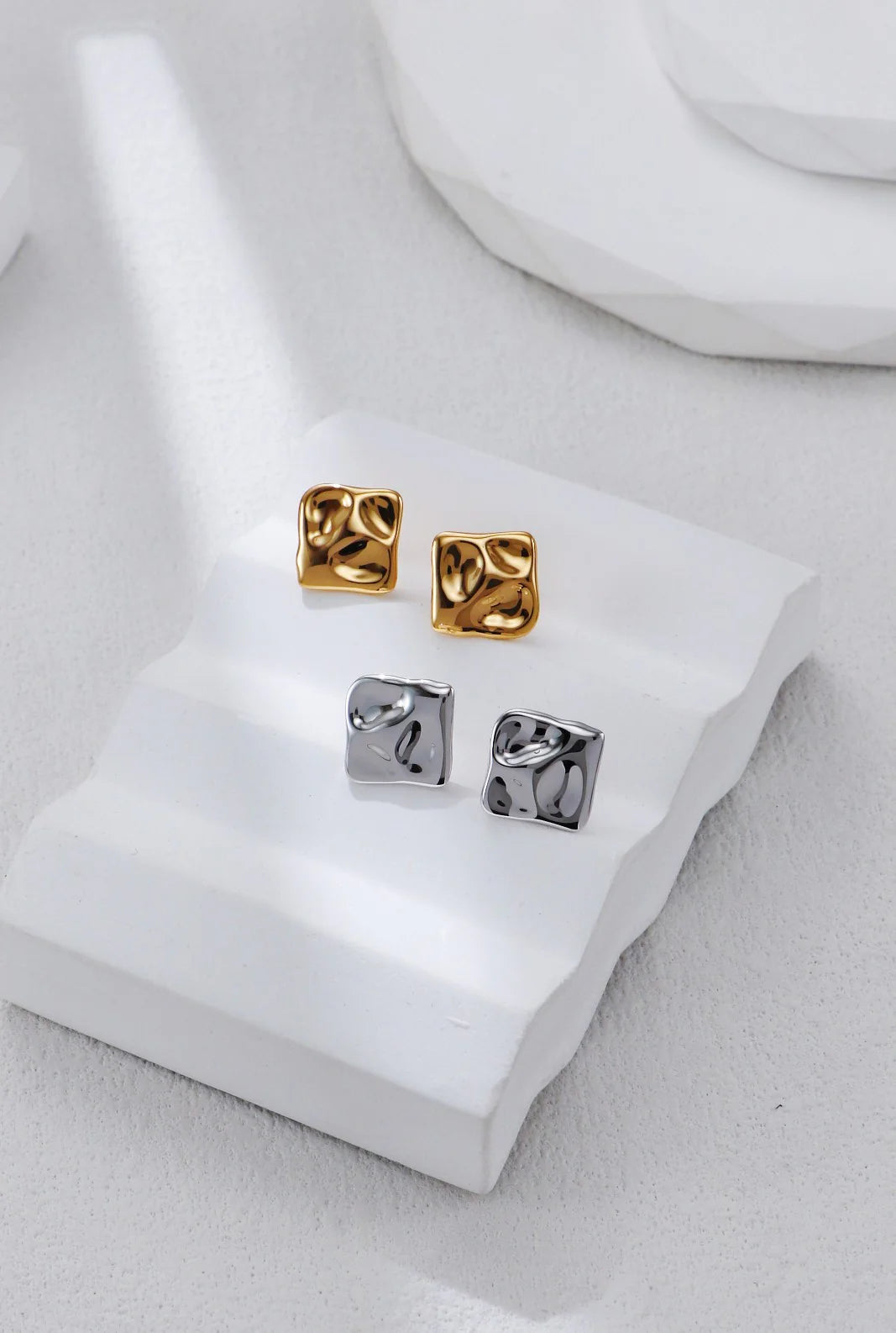 Square Textured Stud