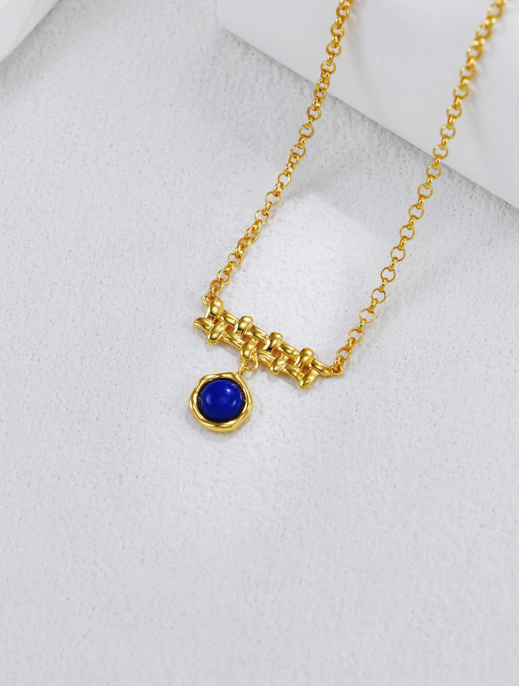 Lapis Lazuli Braided Necklace