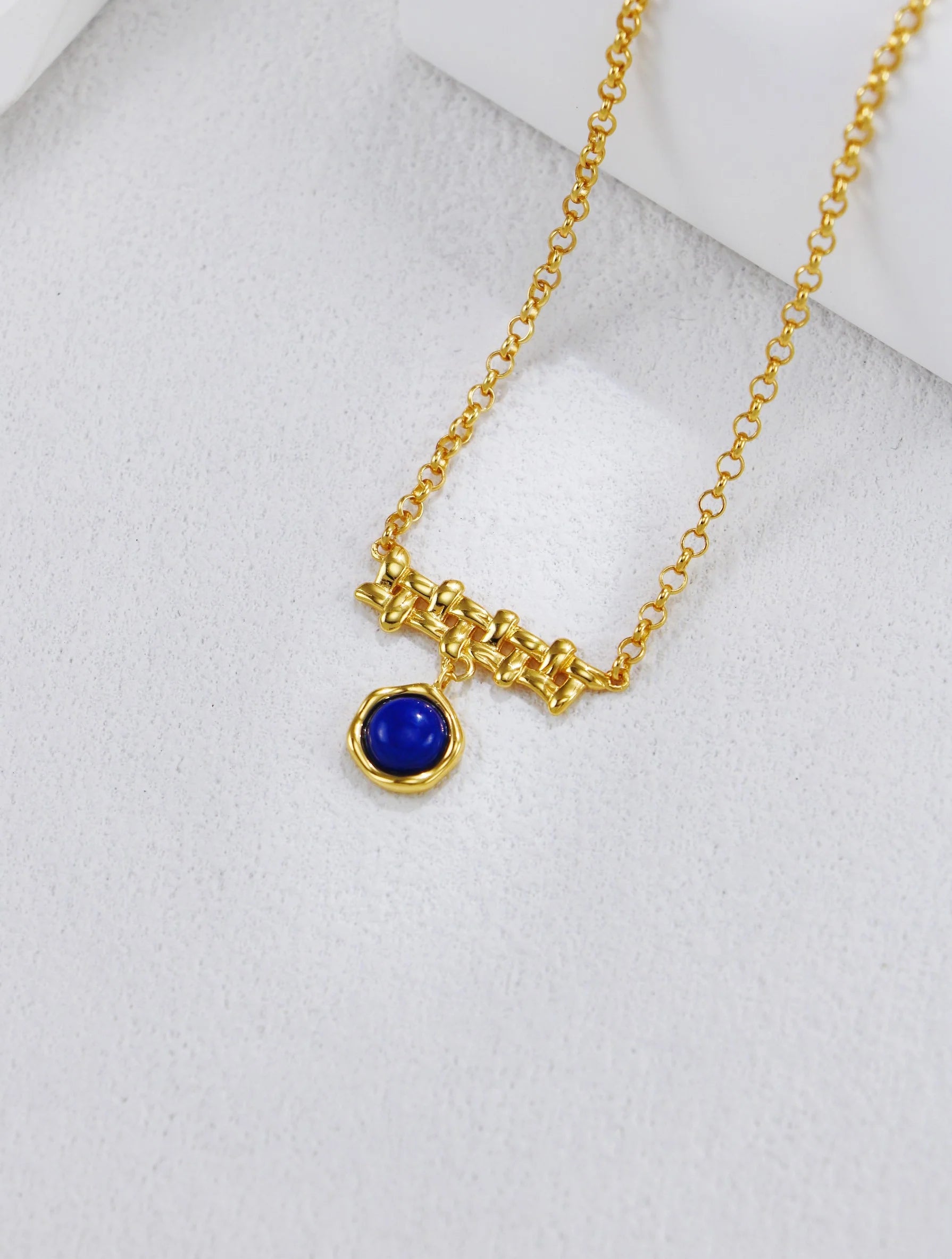 Lapis Lazuli Braided Necklace