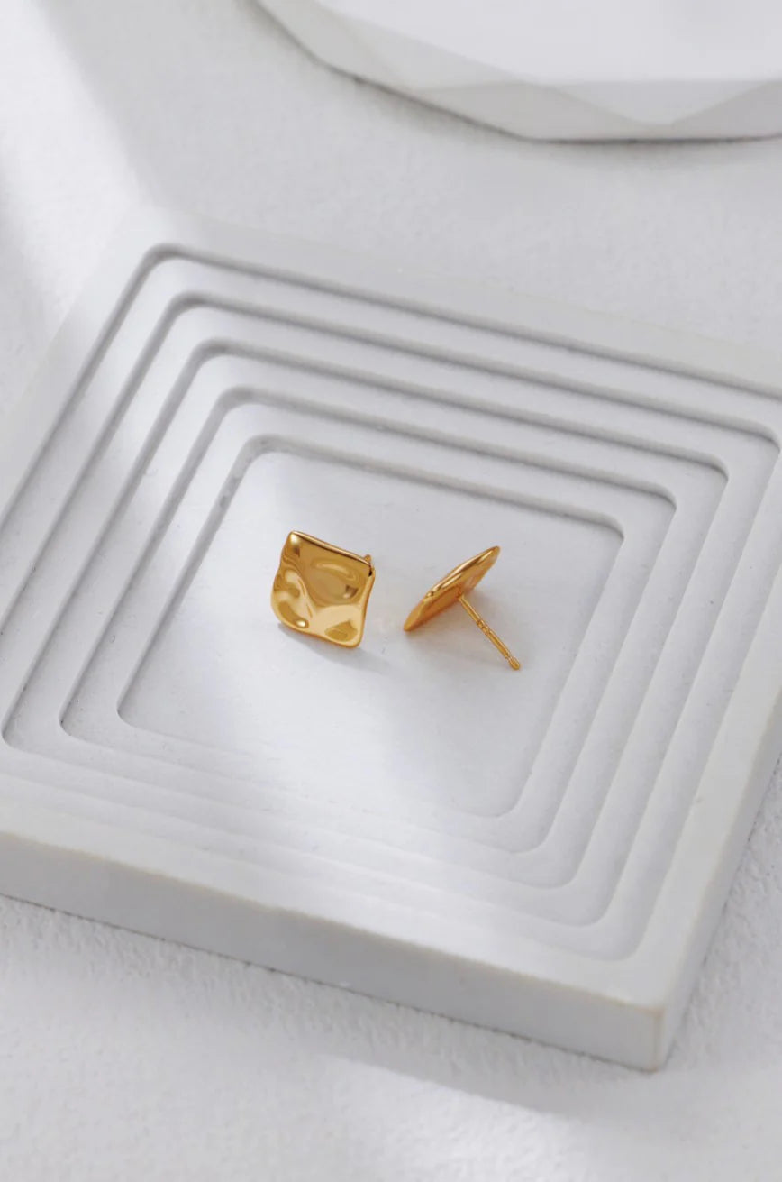 Square Textured Stud