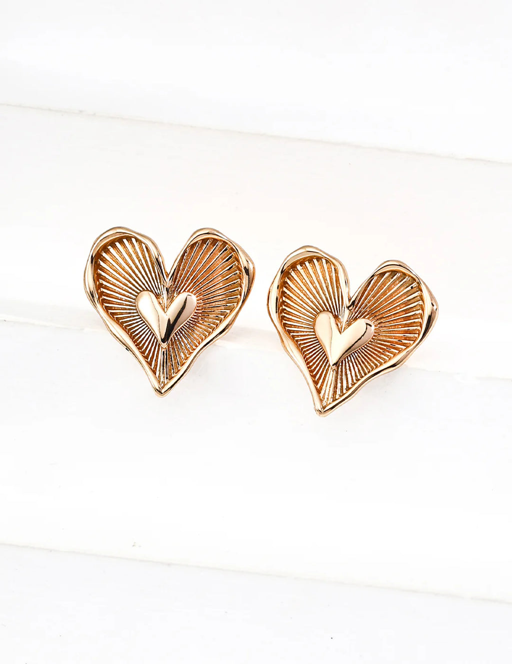 Heart-Shaped Design Earrings