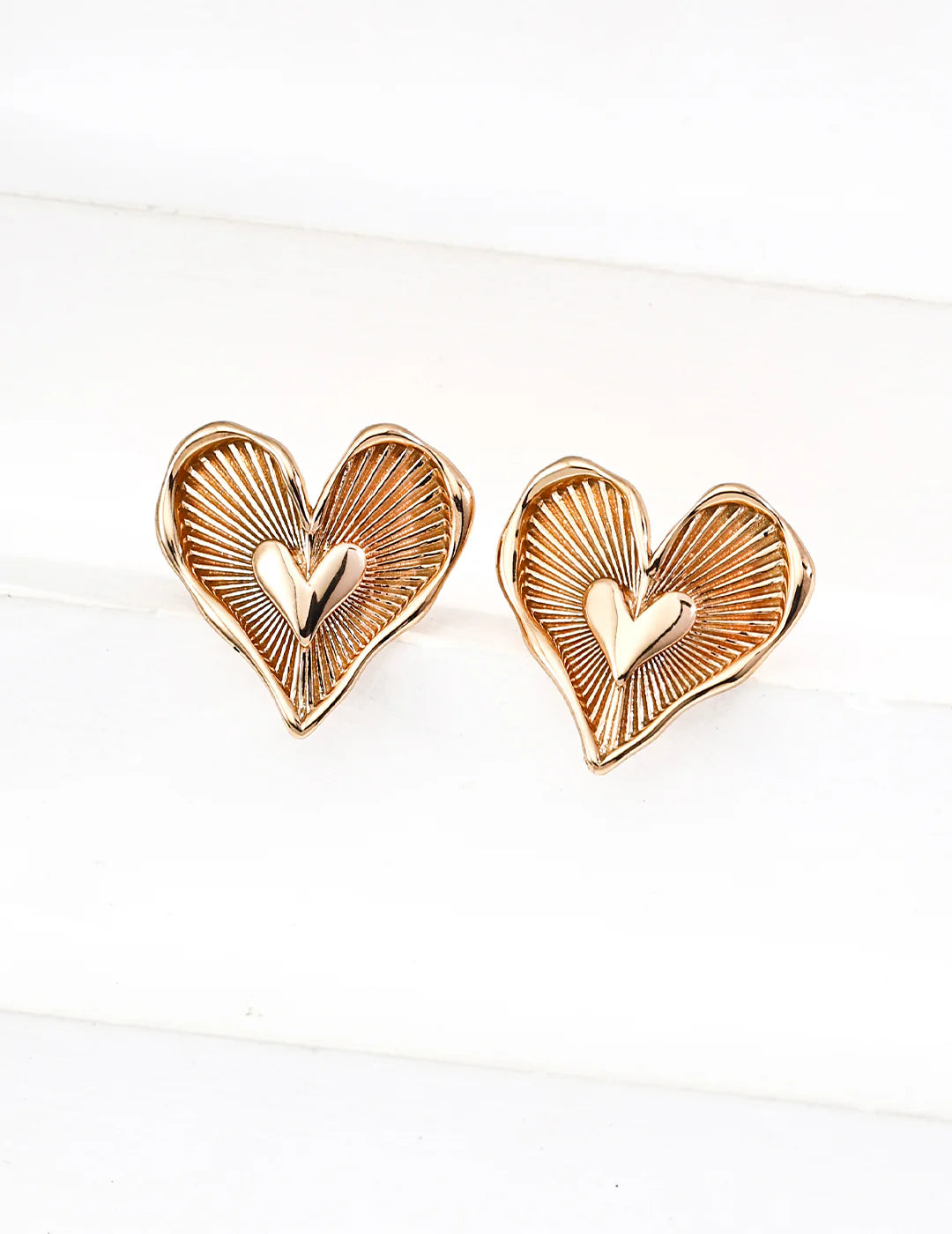 Heart-Shaped Design Earrings
