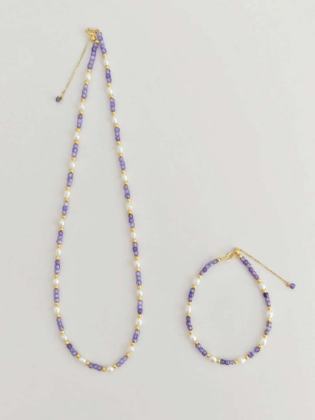 Natural Pearl Zircon Bracelet