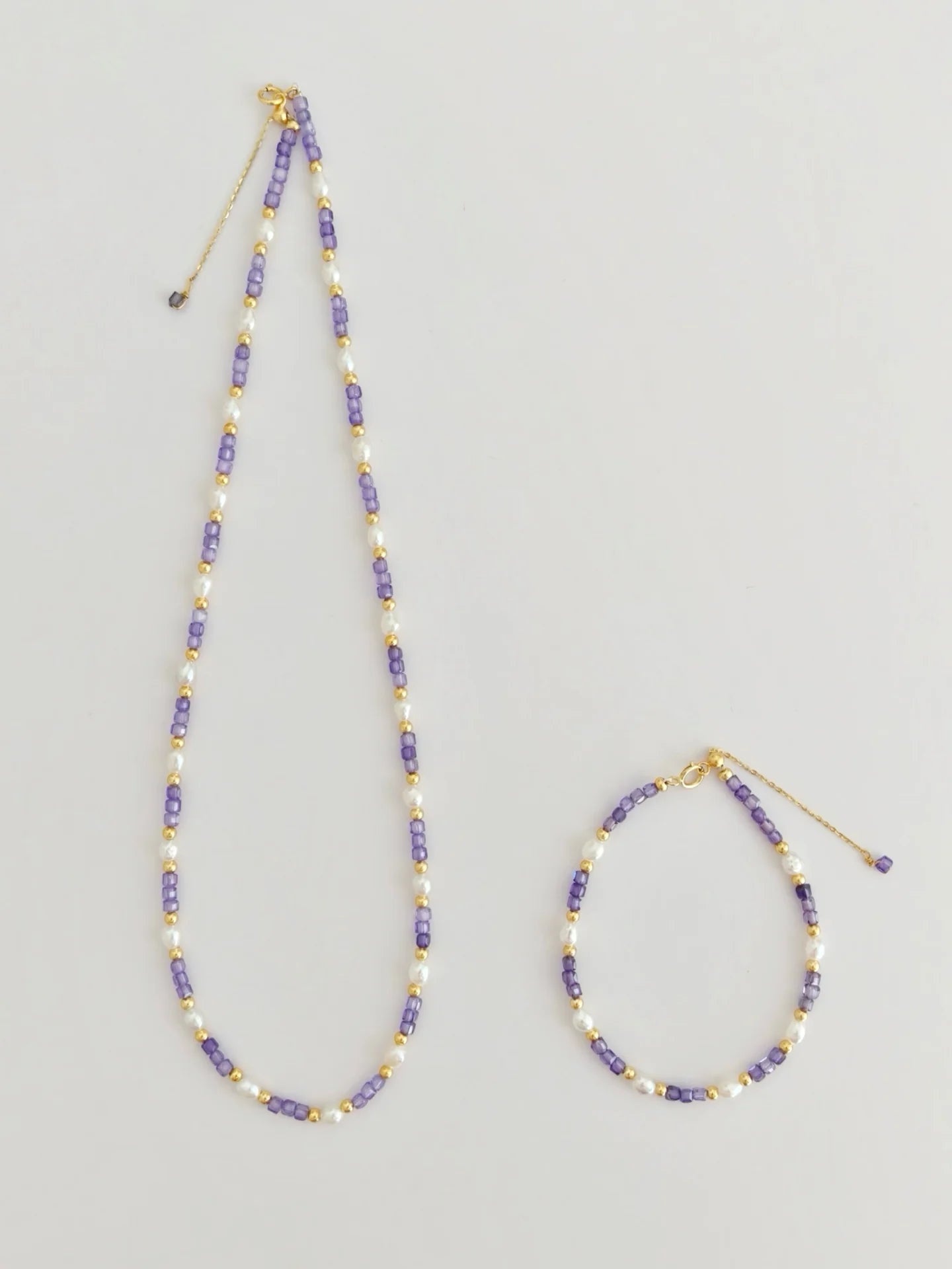 Natural Pearl Zircon Bracelet