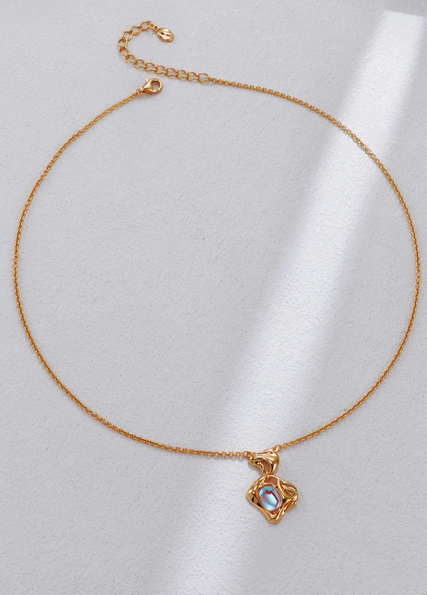 Retro Moonstone Necklace